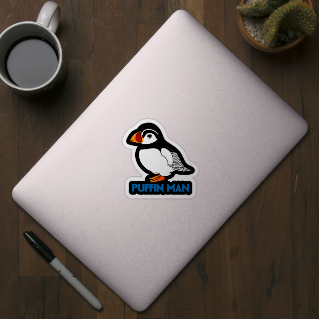 Puffin Man by Spazashop Designs